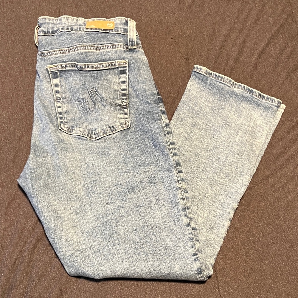 AG Adriano Goldschmied Jeans High Rise Slim Straight Sz 30R